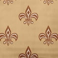 thumbnail image 2 of Simply Daisy 26" x 26" Fleur de Lis Decorative Throw Pillow, Pale Gold, 2 of 4