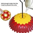 thumbnail image 4 of Hummingbird Feeder 16 oz with Ant Moat & 6 Feeding Ports for Outdoors Hanging,Plastic-1 Pack, 4 of 7
