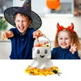 thumbnail image 5 of Uxgjfwu Halloween Snack Bucket, Cute Spooky Ghost Theme Party Decor for Kids Treats Collection, 5 of 9