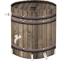 Collapsible Rain Barrels, 50 Gallon Rain Water Collection Barrel, Rain Catcher Barrels to Collect