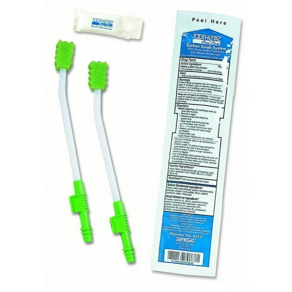 Toothette Suction Swab Kit , 6513 - Box of 50