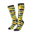 thumbnail image 2 of Bingfone Compression Socks For Women And Men Long Socks For Running Athletic Cycling Nurse-Orange And Lemon, 2 of 9