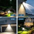 thumbnail image 7 of VOLIVO Solar Outdoor Lights, 64 LEDs, 3 Brightness Modes, Dusk to Dawn Sensor, Waterproof, Decorative for Yard Patio Garden Walkway,4pack, White, 7 of 7