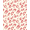 Pink Ivory, Pattern 1, variant on ODIKA Diagonal Animal Motif Leopard Spotted Abstract Border Design for Dorm Room, Small Living Apartment, Stain Resistant Low Profile
