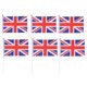 thumbnail image 1 of Hand Held Small Flag On Stick International World Country Banners Party Decoration Multi 21*14cm Cheering Prop 20Pcs, 1 of 2