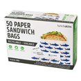 thumbnail image 1 of Lunchskins Recyclable + Sealable Paper Sandwich Bags, 50-count, Shark, 1 of 4