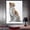 White, variant on Mudket Black Panther & Leopard Red Background Canvas Wall Art, Bold Modern Wildlife Wall Pictures for Living Room Print for Office Man Cave Home Decor , Framed Ready to Hang - 12"L x 8"W