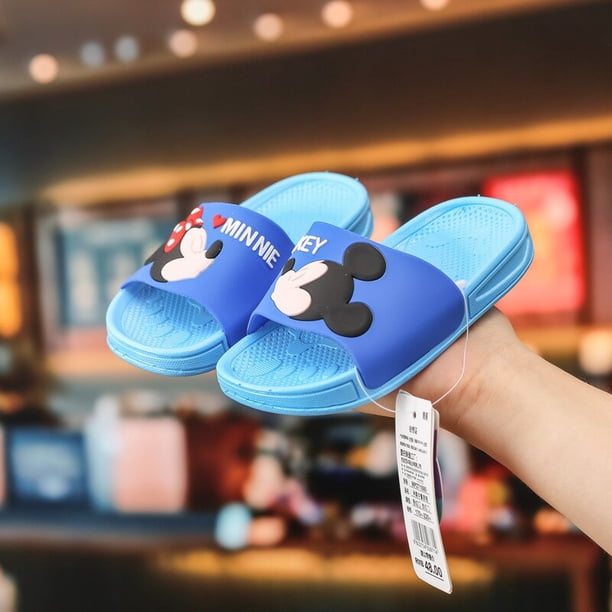 Zapatillas de niña de Disney, sandalias y zapatillas para niños, ropa de moda coreana para interiores, zapatos antideslizantes de princesa para el hogar, plantilla 160 de 15CM Gao Jinjia LED