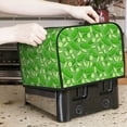 thumbnail image 7 of Lsque Green Cucumber Print 4 Slice Toaster Cover , Kitchen Appliance Dustproof Protector , Toaster Protector Dustproof Kitchen Appliance Cover, 7 of 7