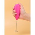 thumbnail image 1 of 1pc Aa Battery Operated Handheld Portable Mini Coffee Milk Frother Electric Whisk, Egg Beater, 1 of 5