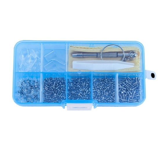 Comprehensive Eyeglass Repair Kit – Assorted Screw, Nut & Nose Pad Set for Optical & Sunglasses Maintenance TIKAMaintenance TIKA