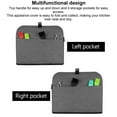 thumbnail image 4 of Small Appliance Cover, 4 Pockets UV Resistant Portable Oxford Cloth Toaster Dust Cover Waterproof with Base for Small Appliance, 4 of 7