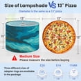 thumbnail image 2 of Lampshades 2 Pack Marble abstract acrylic Blue marbling artwork texture Agate Gold 13"x13"x10" Light Shade for Table Lamps Floor Lamps Drum Lamp Shades Lampshade Replacement Easy Assembly, 2 of 8