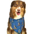 thumbnail image 6 of Naloa Skater Dog Dog Bandanas 1PC Washable Triangle Dog Scarfs Premium Durable Fabric, for Small Medium Large Dogs and Cats, 6 of 6