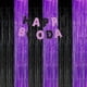 thumbnail image 3 of Decoraciones para fiestas Asnyle 2025 Graduation, color morado y negro (paquete de 3), 3 of 7