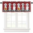 thumbnail image 2 of Chef Gnome Kitchen Small Curtain Rod Pocket Short Curtains Half Drapes Partition Cabinet Door Window Curtains Home Decor, 2 of 6