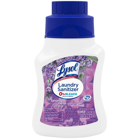 Lysol® Laundry Sanitizer Additive, Eliminates Odor Causing Bacteria, Lavender Fusion, 21 oz