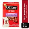 Ol' Roy Beef & Chicken Flavor Chunks Wet Dog Food , 5.3 oz. Pouches (6 Count)