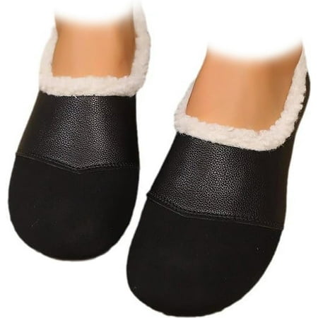 

Warm and Luxurious Winter Leather Shoes for Women Casual Walking Shoes Orthopedic Arch Support Winter Warm Sneaker