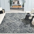 thumbnail image 2 of SAFAVIEH Ikat Kim Geometric Wool Area Rug, Grey, 9' x 12', 2 of 7
