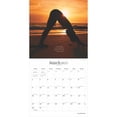 thumbnail image 3 of Yoga Silhouettes 2025 12 X 24 Inch Monthly Square Wall Calendar Plastic-Free, (Paperback), 3 of 9