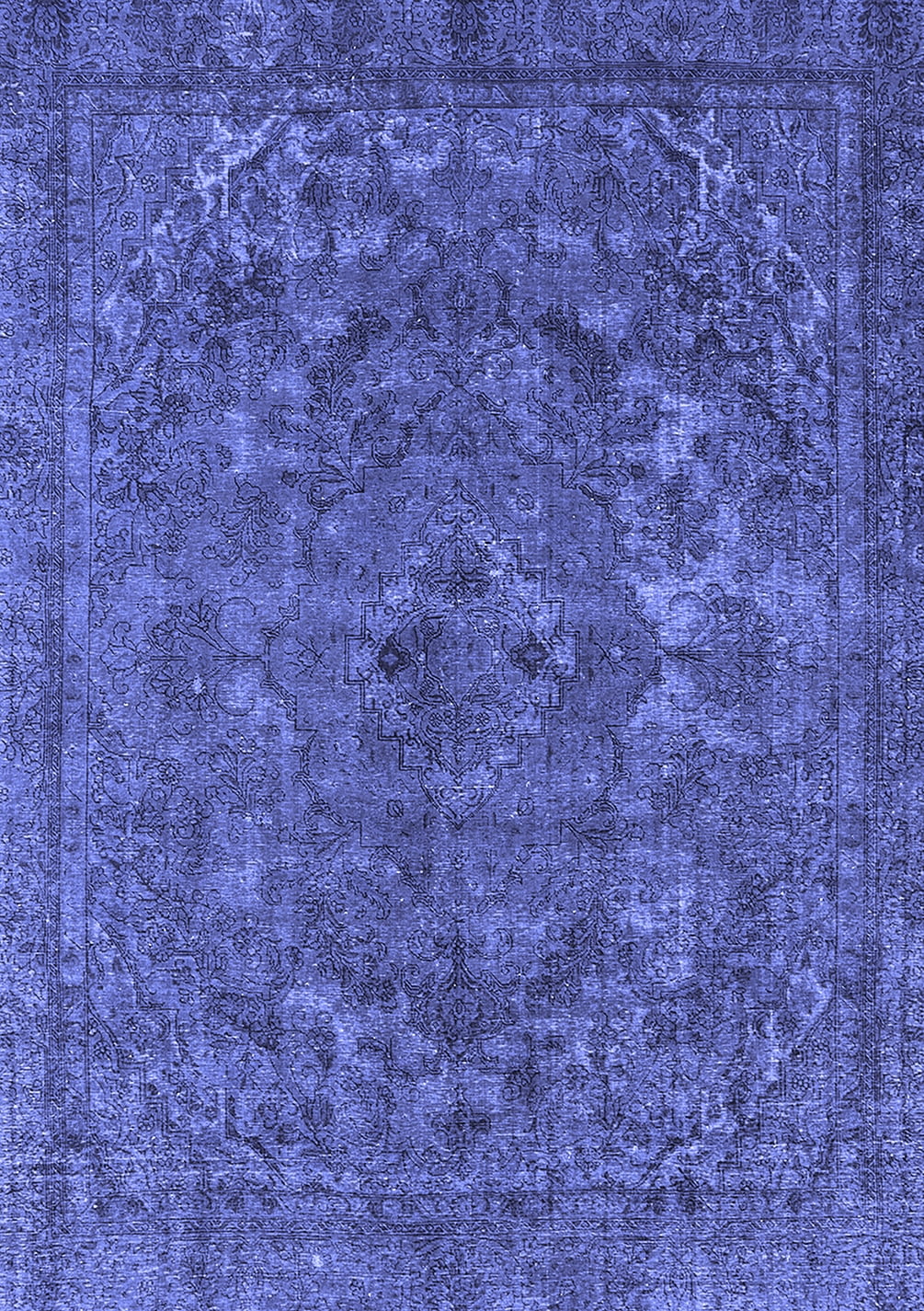 Ahgly Company Machine Washable Indoor Rectangle Oriental Blue ...