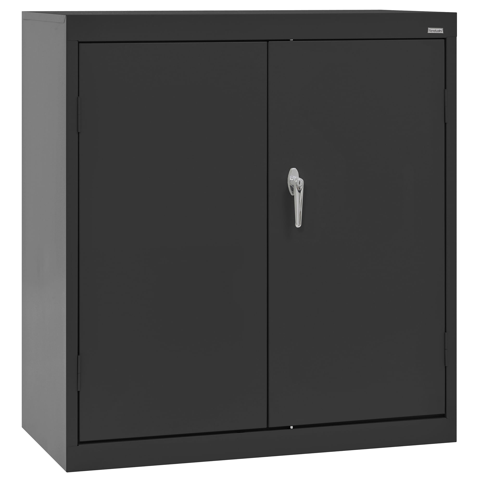 Sandusky Classic Series 24-Gauge Welded Steel Garage Storage Cabinet, Black