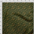 thumbnail image 4 of oneOone Polyester Spandex Dark Green Fabric Floral & Craft Projects Decor Fabric Printed By The Yard 56 Inch Wide, 4 of 4