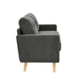 thumbnail image 6 of 67.7" Wide Mid-Century Modern Upholstered Tufted Loveseat Sofa With Wooden Legs, 6 of 8