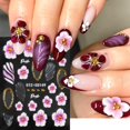 thumbnail image 2 of Calcomanías para Uñas SUTOZMIWE 5D en Relieve con Flores de Hibisco 3 Hojas, 2 of 8