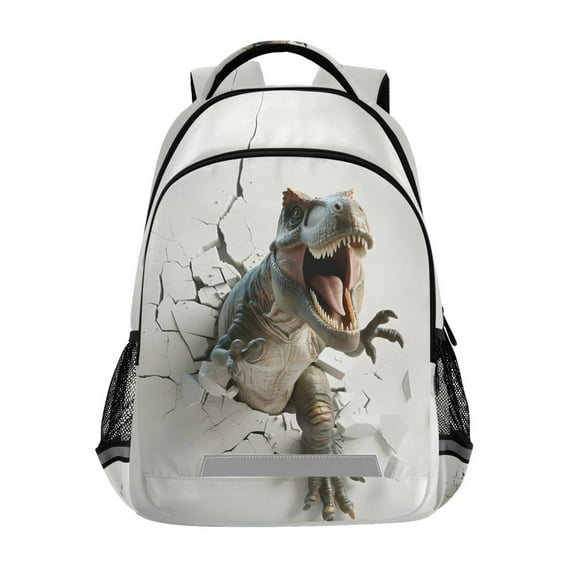 ALAZA Dinosaur Breaking Wall Backpack Elementary School Bag Bookbag Travel Rucksack