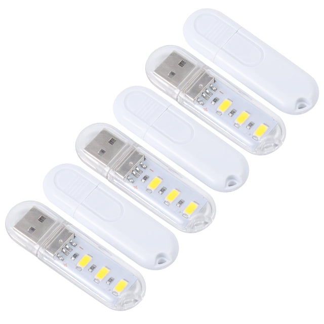 MasteelfCA 6PCS USB Night Light Portable Mini Desktop Lamp for Home Dorm School