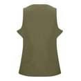 thumbnail image 7 of Camisole Tops For Women Women's Solid Color Round Neck Vest Fashion Casual Top, 7 of 7