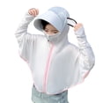 thumbnail image 4 of Shachafan Girls Sun Shirt Summer Lightweight Breathable Blocking Loose Jacket For Outdoor Play Sports Shirts for Girls, 4 of 4
