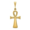 Primal Gold 14K Yellow Gold Egyptian Ankh Cross Necklace
