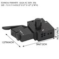 thumbnail image 5 of Fa2-6/1bek Spst Lock On Power Tool Trigger Button Switch Black, 5 of 5