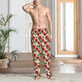 thumbnail image 4 of Bingfone Rose Flowers Mens All Over Print Sleep Pajama Pants-Medium, 4 of 5