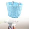 thumbnail image 3 of Cesta de bicicleta para niños, decoración frontal, cesta de bicicleta portátil para niñas, Camping Azul, 3 of 8