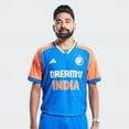 thumbnail image 3 of Adidas FW24 India Cricket T20 Camiseta Internacional Jersey, (Men's), 3 of 5