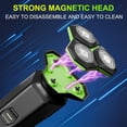 thumbnail image 3 of Electric Razor for Men - Electric Shavers for Men with Magnetic Detachable Head, 3D Floating Head, Type-C Charging, Wet & Dry Use, Ideal for Travel, Office, 3 of 8