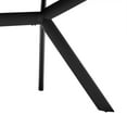 thumbnail image 5 of Margot Dark Gray Rectangular Dining Table with Black Finish, 5 of 6