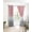 Pink, variant on Pink White Grey Ombre Blackout Curtains 45 Inches Long for Bedroom, Modern Abstract Aesthetics Thermal Insulated Room Darkening Black Out Window Curtain Panels Grommet Drapes for Living Room