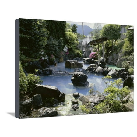Kannawa Ryokan Hot Springs Resort, Beppu, Japan Stretched Canvas Print Wall