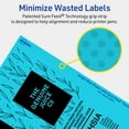 thumbnail image 5 of Avery Printable Rectangle Labels, Bright Blue, 3-1/4" x 8-3/8", 240ct, 5 of 11
