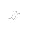 thumbnail image 4 of Azar 4 1/8"(H) x 2 1/2"(W) x 5"(D) Acrylic Easel Display 10/Pack 515415, 4 of 4