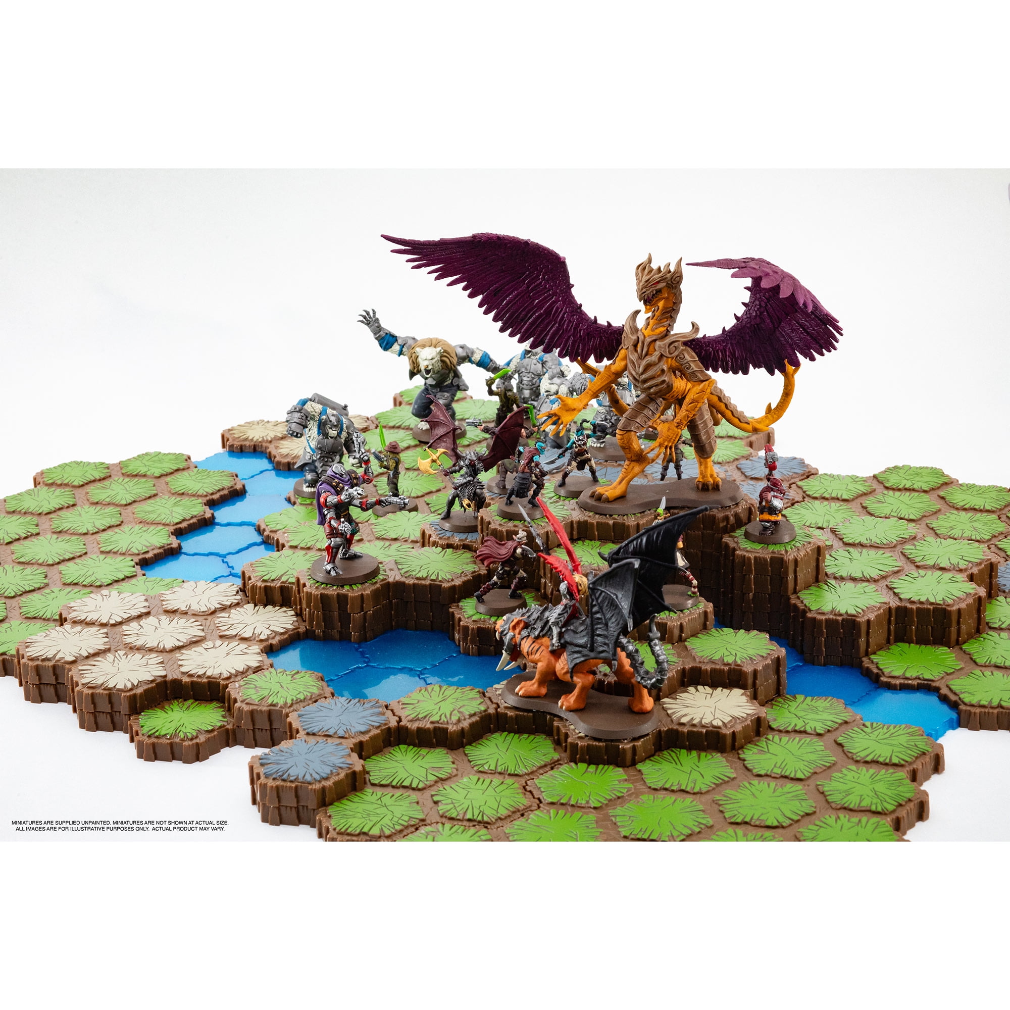 Renegade Game Studios: Heroscape - Age of Annihilation Master Set - Terrain Tile & Miniatures Game, Strategy Valhalla Battles, Age 14+, 2 Player