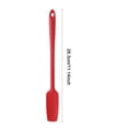 thumbnail image 6 of Silicone Jar Spatula for Scraping Spreading Long Handle Rubber Scraper for Jars Bottles Heat Resistant BPA Free Silicone Utensil for Home Kitchen Bakery, 6 of 8