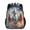 Bronze, variant on Adult Retro Bass Fish Backpack, Casual Daypack with Adjustable Shoulder Straps, American Flag Laptop Backpack for Work Travel Outdoor