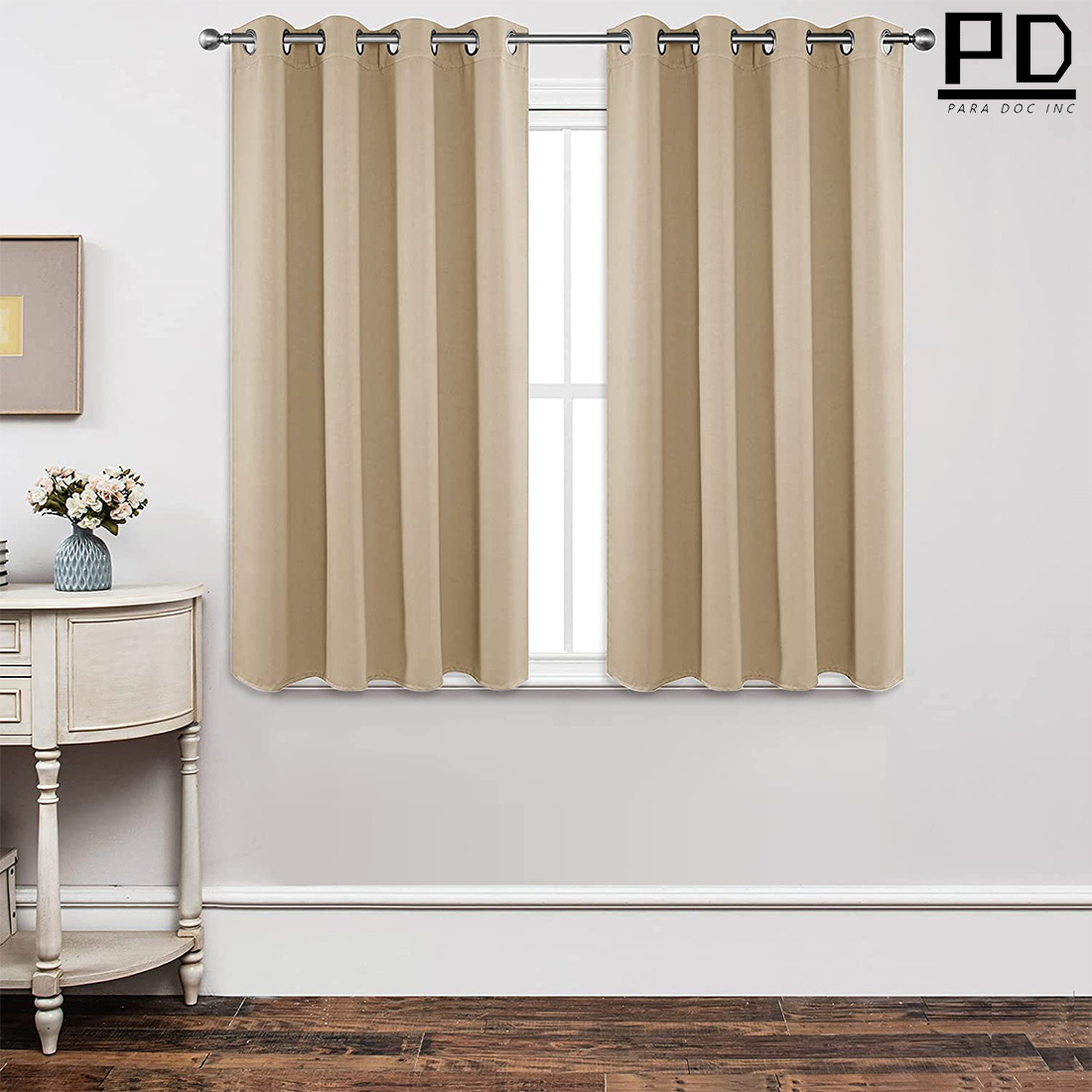 Blackout Curtains 54 Inch Length 2 Panels Set