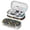 Game Controller Black-1, variant on Game Controller Black Pattern Large Capacity Double Layer Pencil Case, Stationery Storage Pouch Bag, 8.66"x4.13"x3.54"